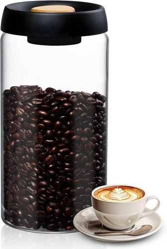 Kaffeedose luftdicht glas 8l - kaffeedose,