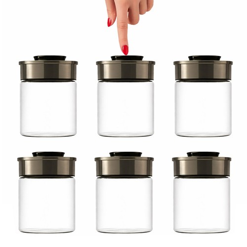 Vakuum vorratsdosen glas - vorratsdosen, 6er