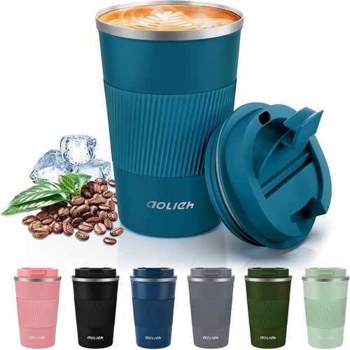 Thermobecher edelstahl 380ml - edelstahl,