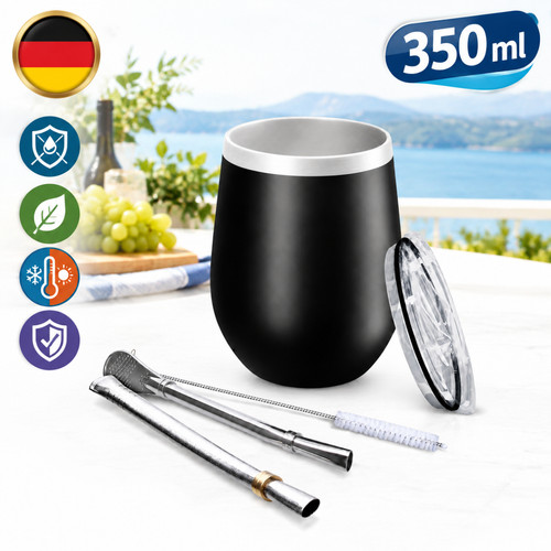 Vakuumbecher 350ml edelstahl - vakuumbecher,