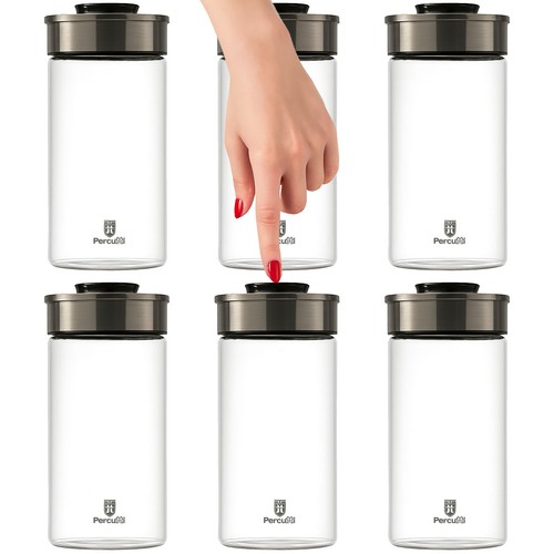 Vakuum vorratsdosen glas 6er - vakuum,