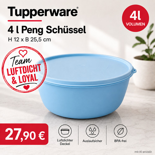Tupperware peng schüssel l - schüssel,