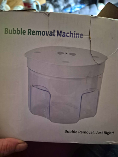 Bubble removal machine - bubble,