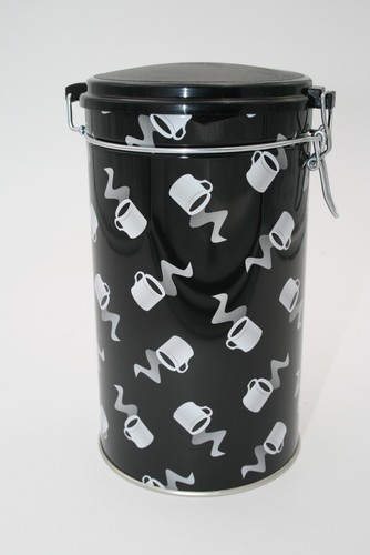Kaffeedose rund metall mit - rund,